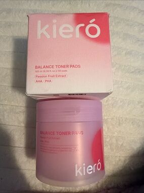 Kiero Balance Toner Pads — Pink Exfoliating AHA/PHA Pads